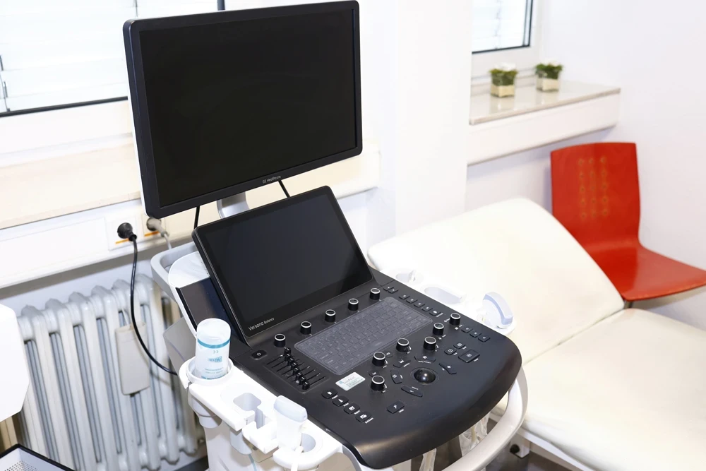 Ultraschallgerät im Gefäßzentrum Bielefeld zur Gefäßdiagnostik