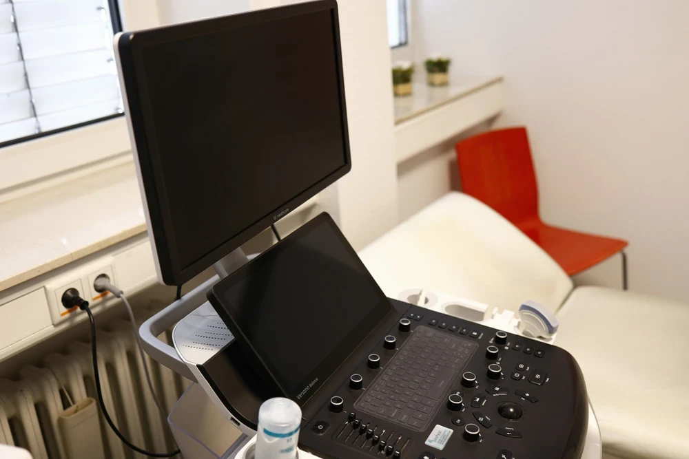 Ultraschallgerät im Gefäßzentrum Bielefeld für Gefäßdiagnostik