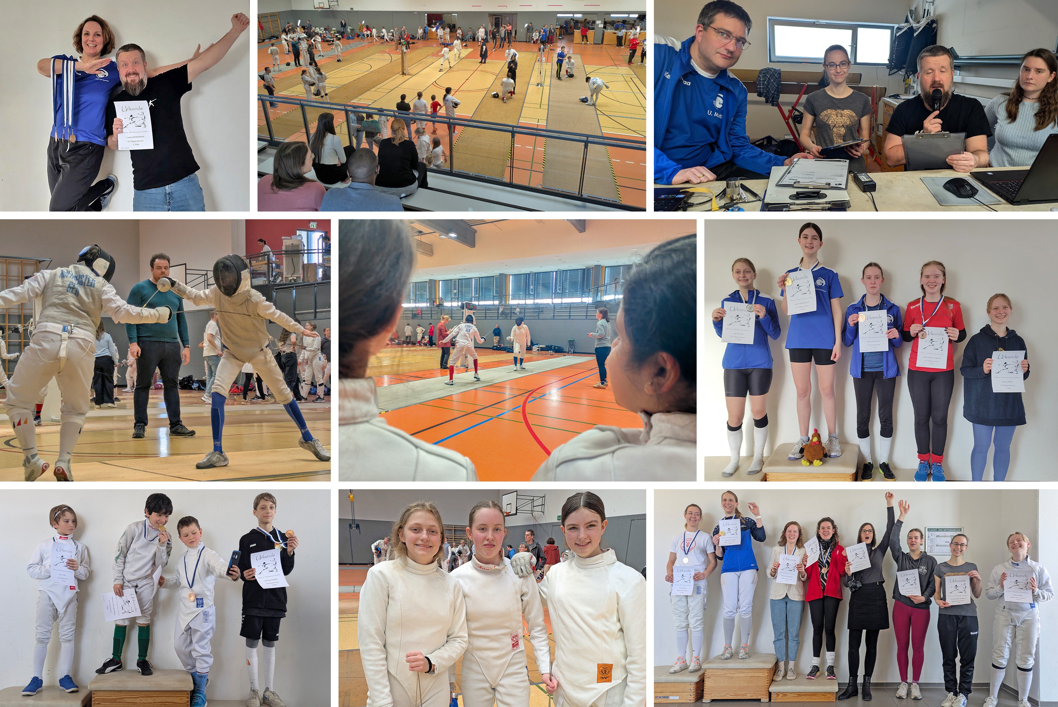 In der Gonsenheimer Fechthalle mit vielen tollen Gästen und starken Ergebnissen auf dem Siegerpodest.
