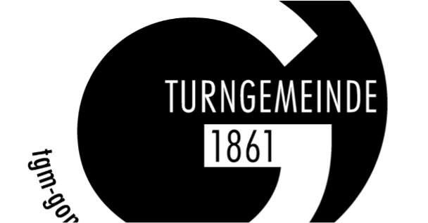 Logo der Turngemeinde 1861, schwarz-weißes Design