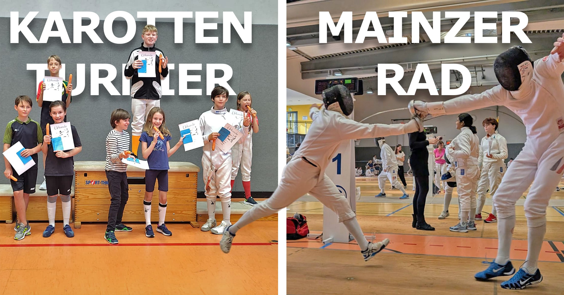 Siegerpodest und Fechtduell bei Karottenturnier und Mainzer Rad 2025