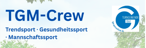Screenshot mit dem Wort Crew und dem Begriff Gesundheitssport
