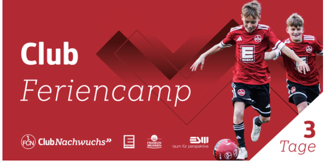 Bildschirmfoto vom 02.05.2026 um 16:44:15 mit Fußballcamp-Motiv und Kind im roten Trikot