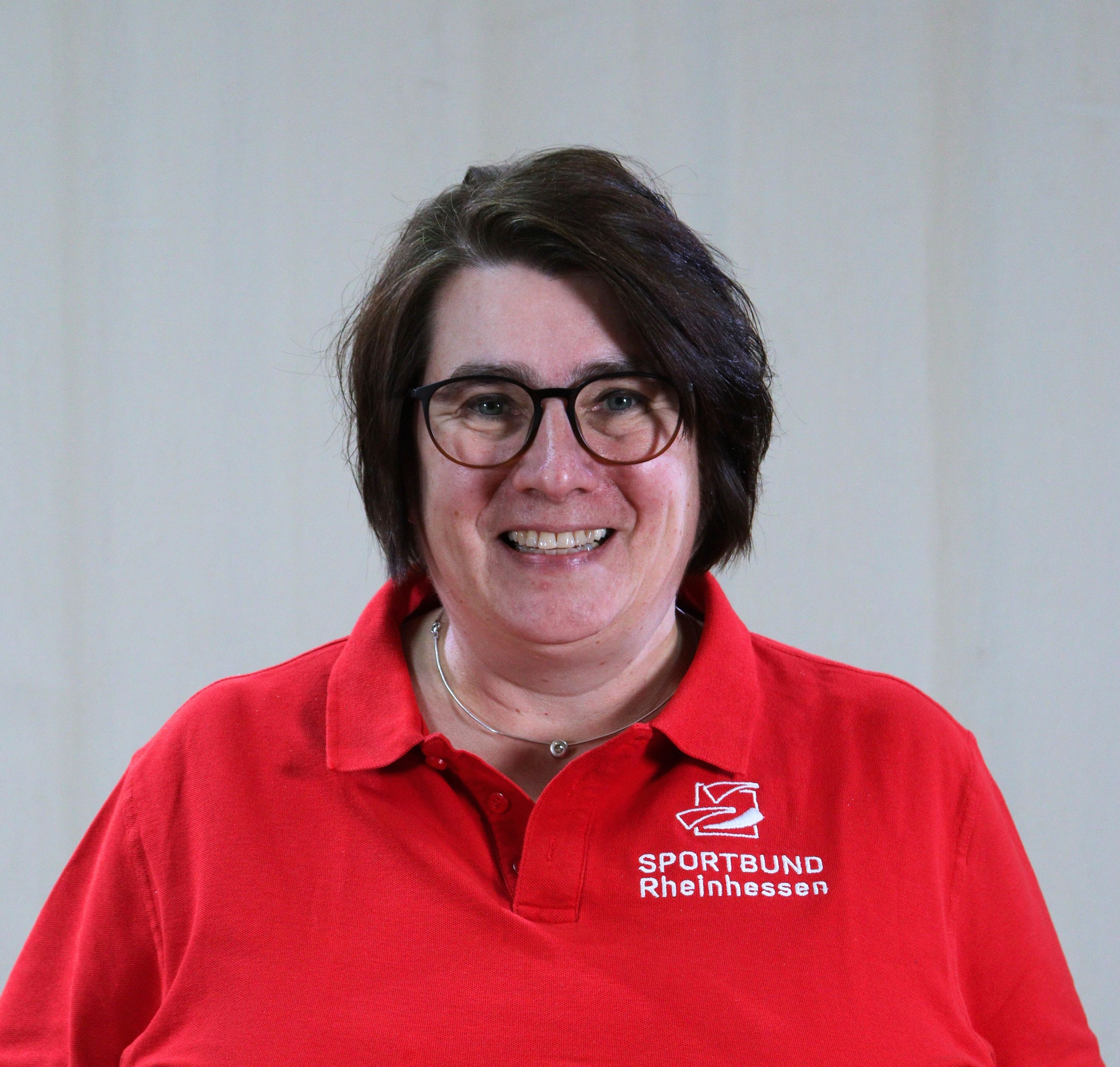 Ilka vom Sportbund Rheinhessen in rotem Poloshirt