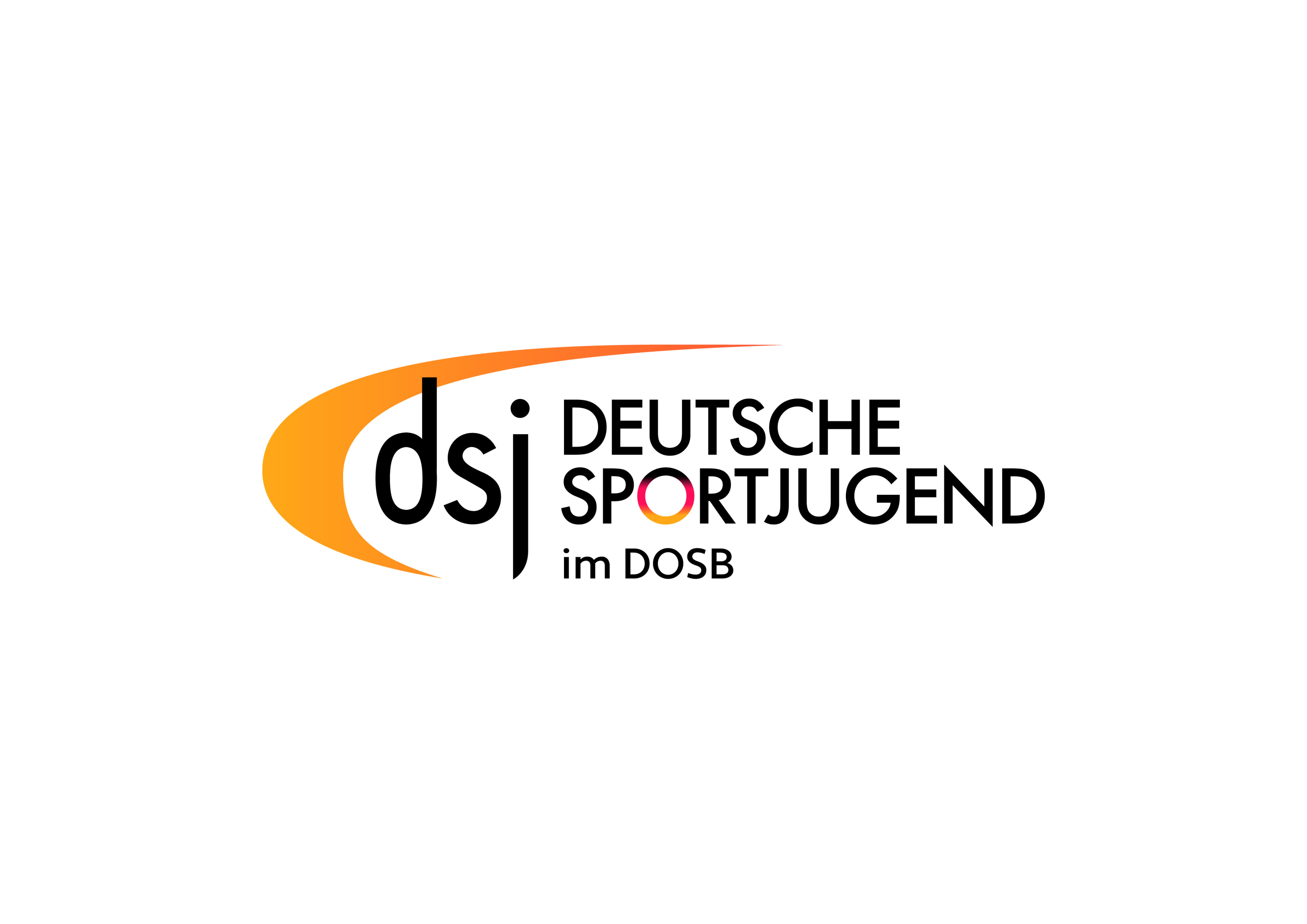 Logo der Deutschen Sportjugend (dsj) im DOSB in CMYK-Farben