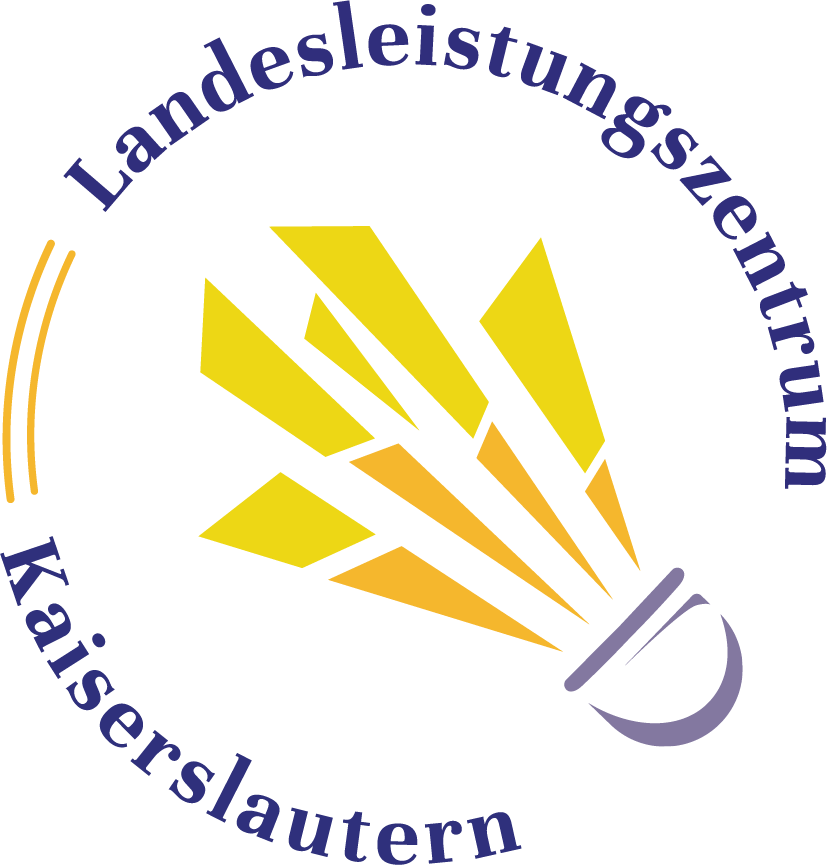 Logo des Landesleistungszentrums Kaiserslautern für Badminton in Farbe