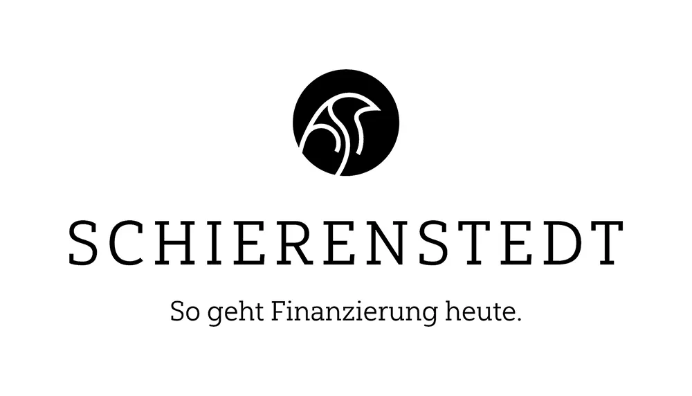 Logo von Schierenstedt mit Slogan 'So geht Finanzierung heute.'