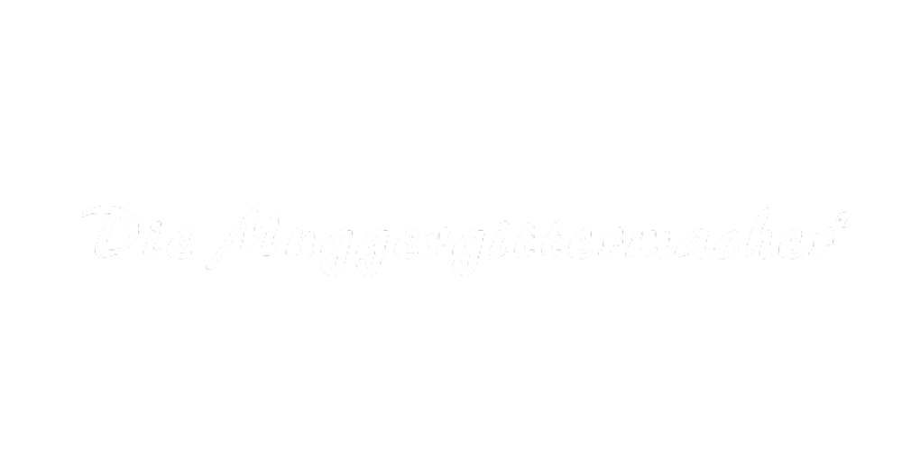 Partner-Logo Muggergittermacher auf schwarzem Hintergrund