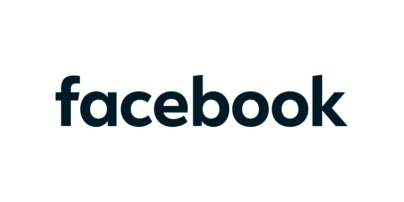 Facebook Logo in RGB-Farben, großes Format