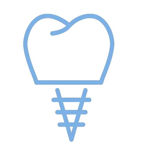 Piktogramm für Implantologie – Zahnimplantat Symbol