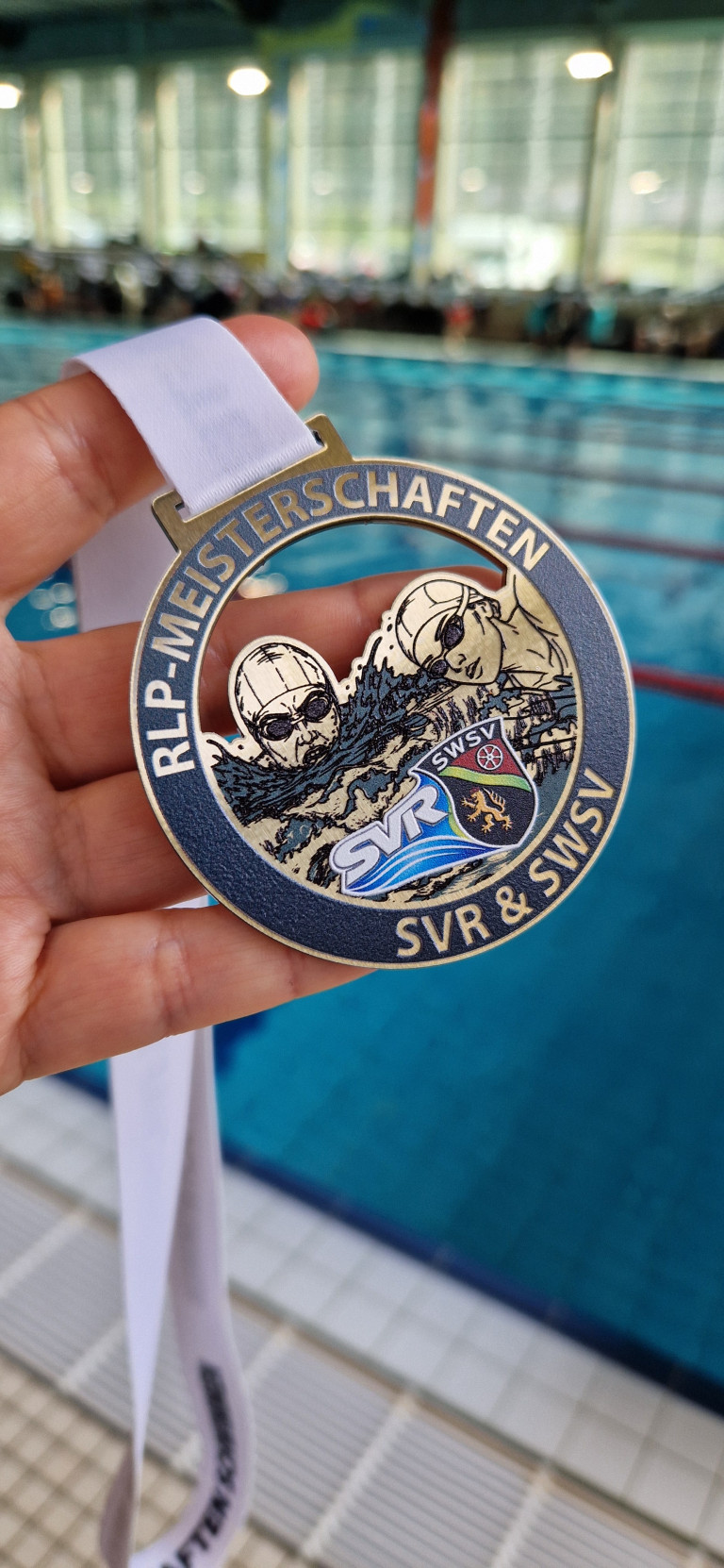 Medaillenfoto RLP-Meisterschaften Schwimmen SVR und SWSV Medaillenansicht der RLP-Meisterschaften Schwimmen von SVR & SWSV