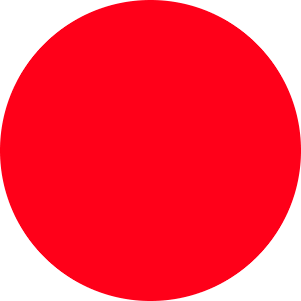 favicon Symbol: Roter Kreis auf schwarzem Hintergrund als Icon