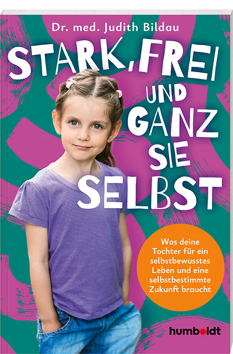 Buchcover 9783842618398: Stark, frei und ganz sie selbst – Selbstbewusstes Mädchen vor buntem Hintergrund