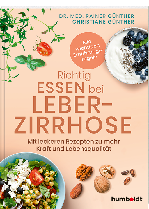 Buchcover Richtig essen bei Leberzirrhose mit leckeren Rezepten und Ernährungstipps