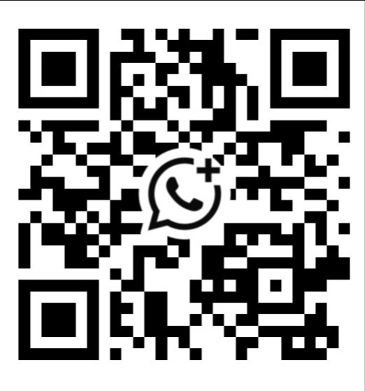 QR-Code mit WhatsApp-Logo zum schnellen Hinzufügen eines Kontakts