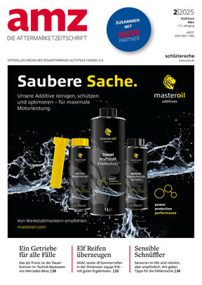 Werbeanzeige für masteroil Additive mit Diesel Kraftstoff Fließschutz und Slogan 'Saubere Sache'