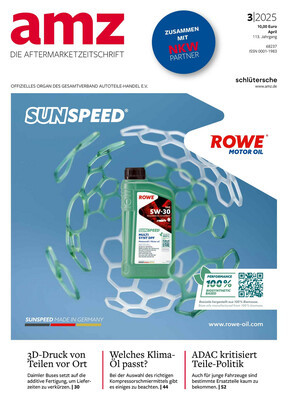 ROWE Motoröl 5W-30 auf SUNSPEED Magazin Cover, nachhaltiges Motoröl Made in Germany