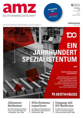Herth+Buss feiert 100 Jahre Spezialistentum im Automotive Aftermarket – Jubiläumstitelbild mit Förderband und Lager