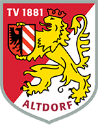 Vereinslogo des TV 1881 Altdorf mit Löwen und Wappen