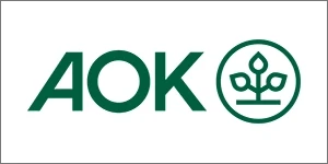 AOK Logo der Allgemeinen Ortskrankenkasse in grün