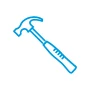 Icon Zimmerer Innung mit Hammer Symbol