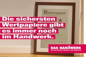Meisterbrief als Symbol für Meisterkurse und Qualifikation im Handwerk