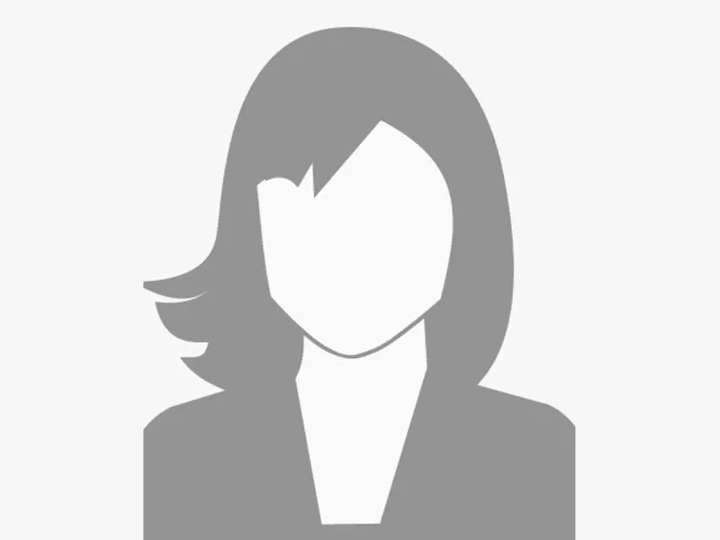 Platzhalter Bild einer Frau als Avatar oder Profilbild