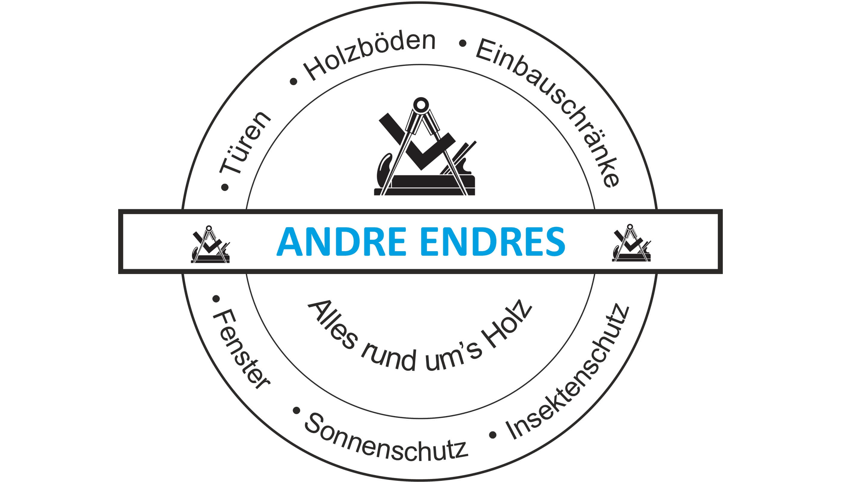 Logo von Andre Endres – Alles rund um's Holz: Türen, Holzböden, Einbauschränke, Fenster, Sonnenschutz, Insektenschutz