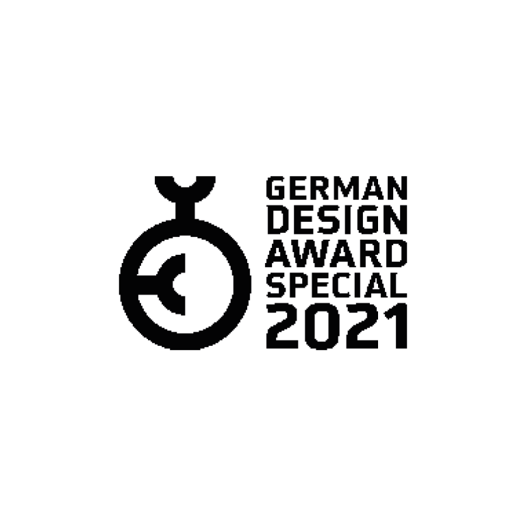 German Design Award Special 2021 Logo in schwarz auf weißem Hintergrund