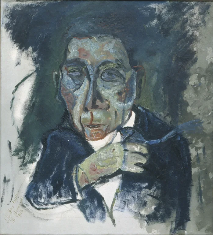 Expressionistisches Porträt von Gleichmann, Beitrag aktuell