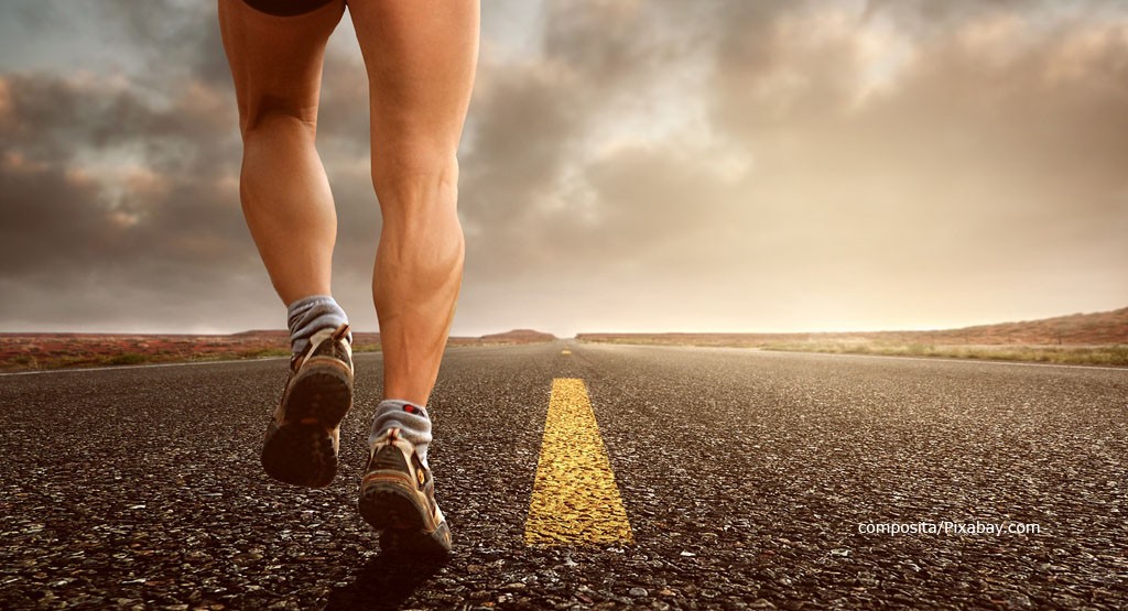 Prostata Hilfe Deutschland: Illustrationsbild - Jogger auf der Straße