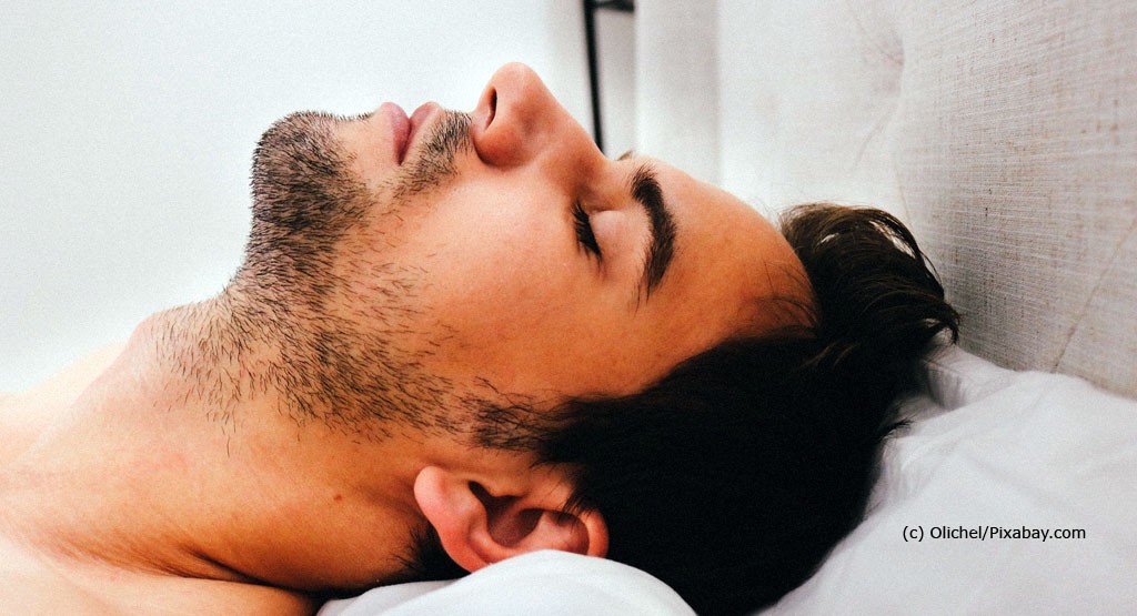 Prostata Hilfe Deutschland: Illustrationsbild Fatigue - Schlafender Mann