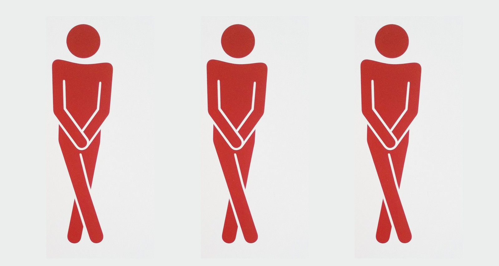Prostata Hilfe Deutschland: Grafik Mann mit Harndrang