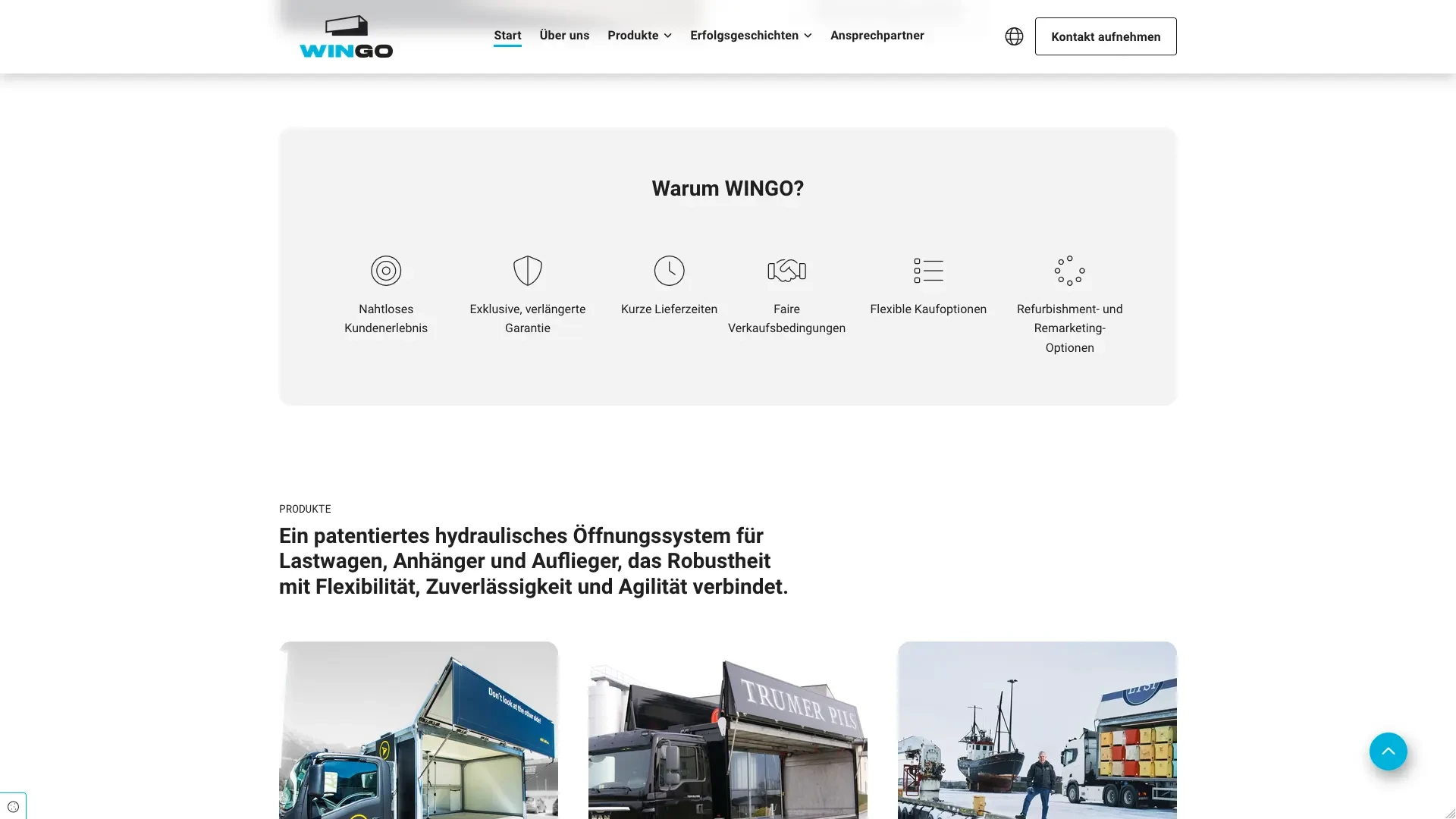 WINGO hydraulisches Öffnungssystem für Lkw, Anhänger und Auflieger – Vorteile und Einsatzmöglichkeiten