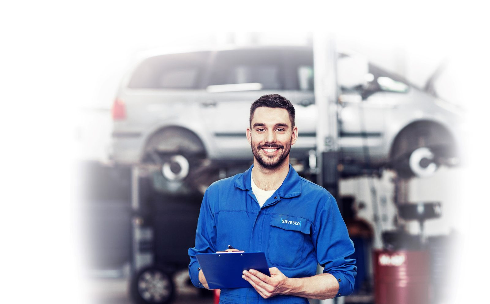 savesto-Sachverständiger in der Werkstatt
