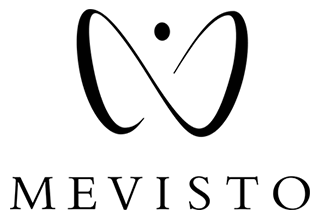 Mevisto Logo – Offizielles Markenlogo Logo von Mevisto – Markenlogo in Schwarz