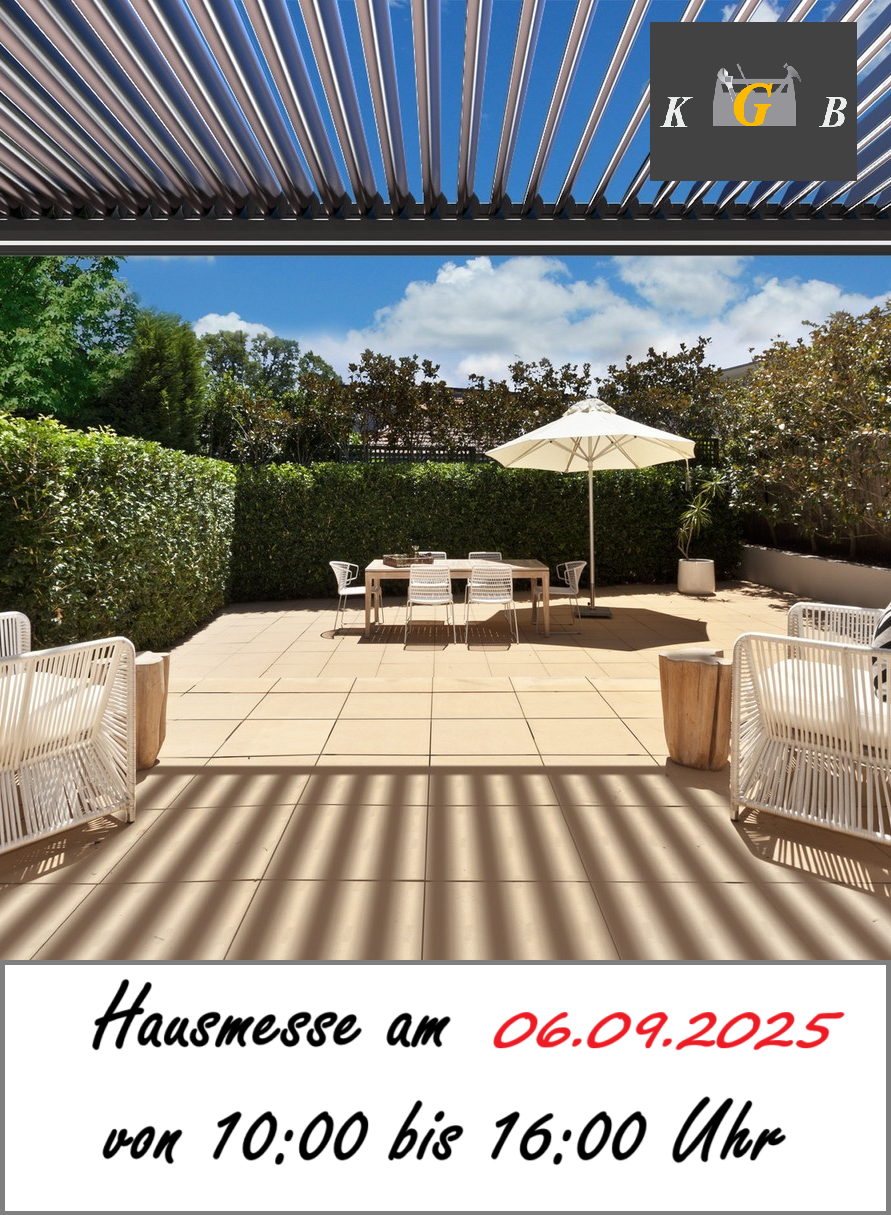 Kai Gorges Bauelemente Wintergarten und Terrassenüberdachung auf der Messe in Braunschweig und Magdeburg, Hausmesse am 06.09.2025