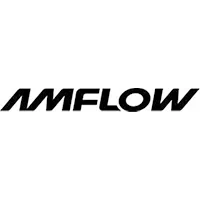 Amflow Logo in schwarzer Schrift auf weißem Hintergrund