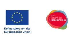 Logos der Europäischen Union und EU-Förderung Niedersachsen, kofinanziert durch Europäische Union für Niedersachsen