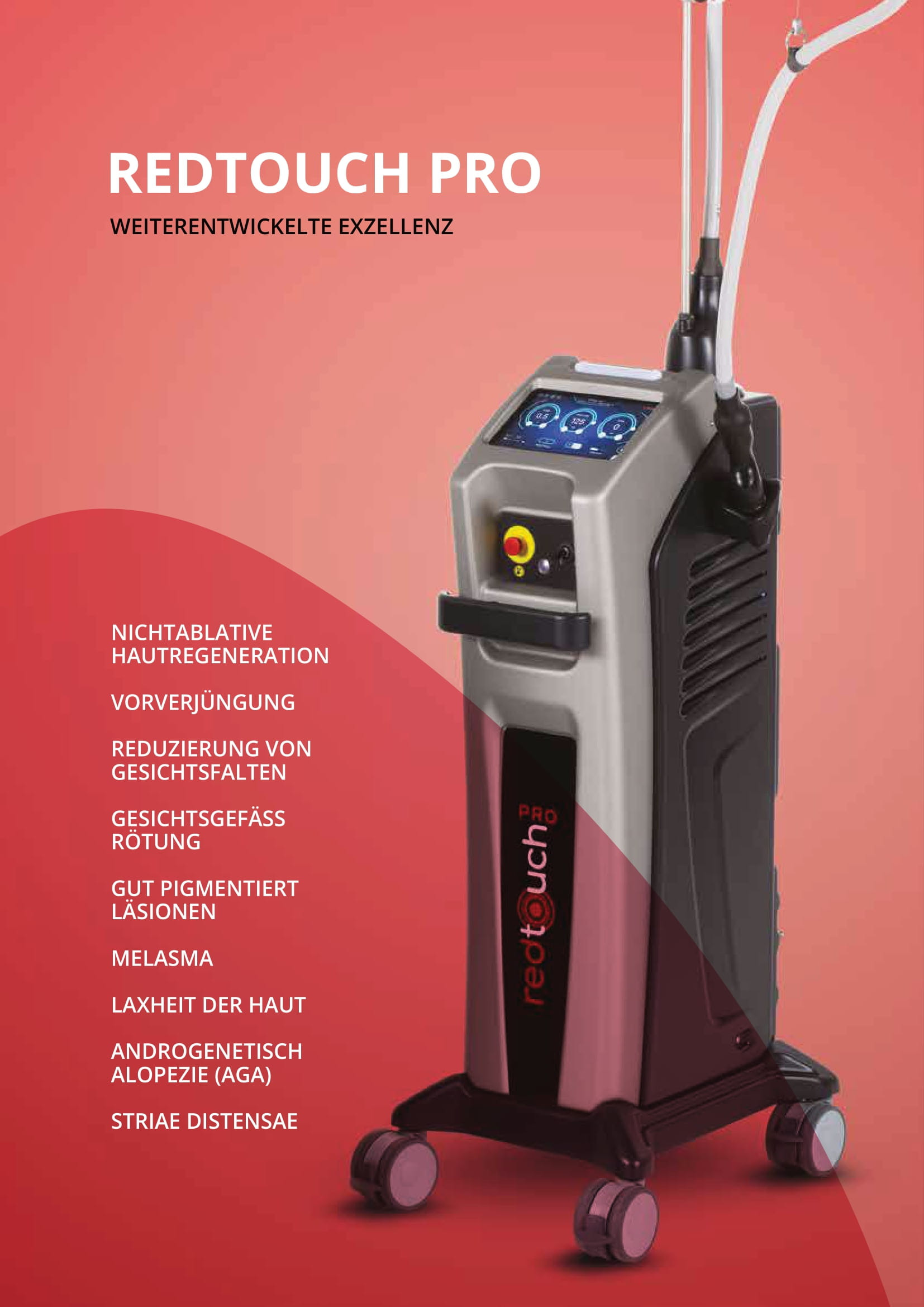 DEKA RedTouch Pro 2023 Lasergerät für nichtablative Hautregeneration und Gesichtsverjüngung
