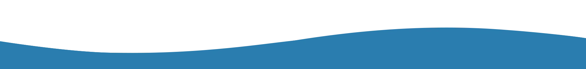 Blaue Welle oben als grafisches Element