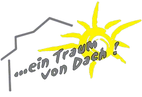 Logo von Lippold mit Sonnensymbol und Schriftzug 'Mein Traum von Dach!'