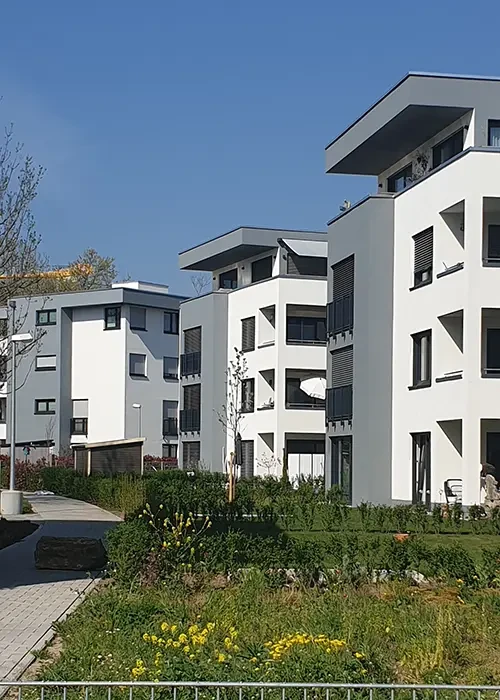 4228 Hauptbild moderne Wohngebäude mit Gartenanlage