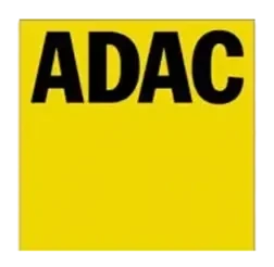 ADAC Logo auf gelbem Hintergrund