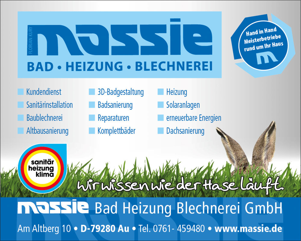 Leistungsübersicht der Massie Bad Heizung Blechner GmbH