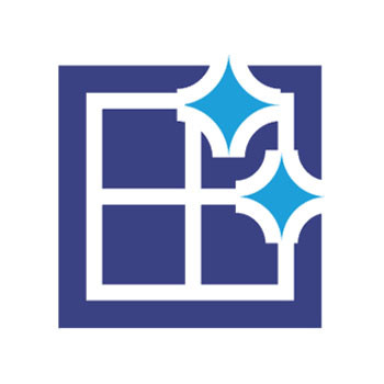 Icon Fensterreinigung MSI – stilisiertes Fenster mit Glanzeffekt