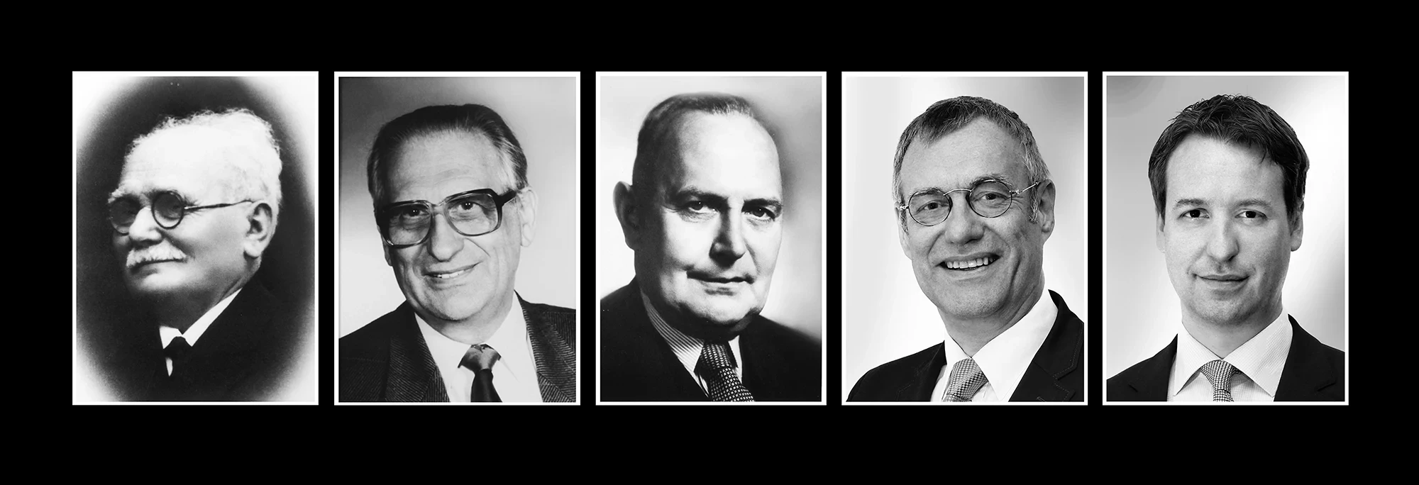 Historisches Bild zur Philosophie: Porträts von bedeutenden Persönlichkeiten der Philosophiegeschichte