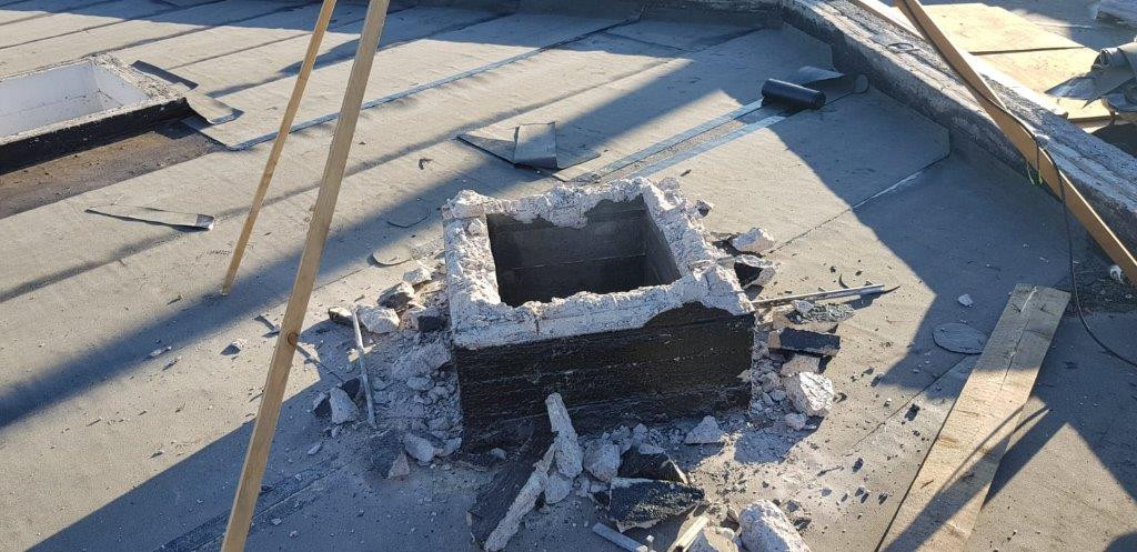 Abriss von Stahlbeton