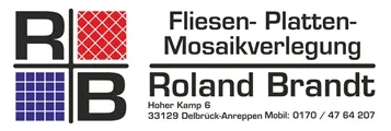 Fliesen-Mosaikverlegung Roland – Logo und Adresse in Delbrück-Anreppen Logo von Fliesen-Mosaikverlegung Roland, Hoher Kamp 6, 33129 Delbrück-Anreppen