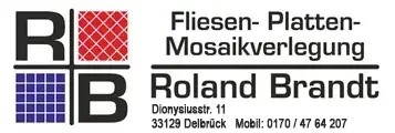 Fliesen-Mosaikverlegung Roland – Logo und Adresse in Delbrück, Dionysiusstr. 11 Logo und Adresse von Fliesen-Mosaikverlegung Roland, Dionysiusstr. 11, 33129 Delbrück